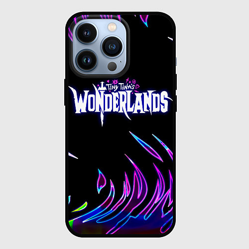 Чехол iPhone 13 Pro Tiny Tinas Wonderlands, Лого / 3D-Черный – фото 1