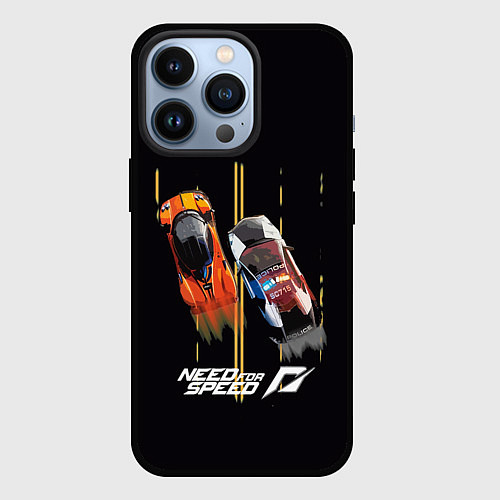 Чехол iPhone 13 Pro NFS гонки / 3D-Черный – фото 1