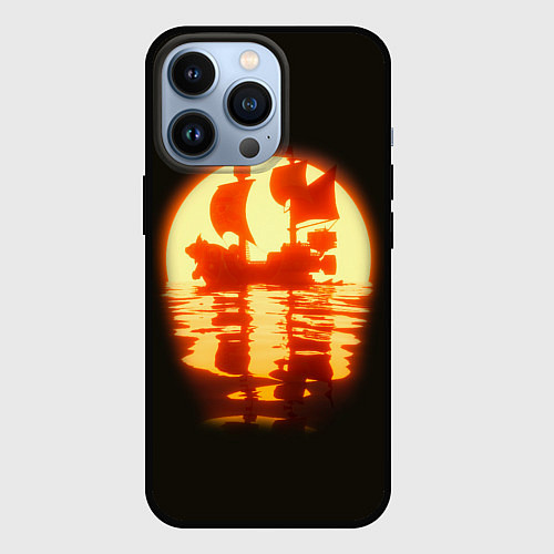 Чехол iPhone 13 Pro Саузенд Санни Ван Пис / 3D-Черный – фото 1
