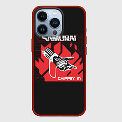 Чехол для iPhone 13 Pro SAMURAI Chippin In, цвет: 3D-красный