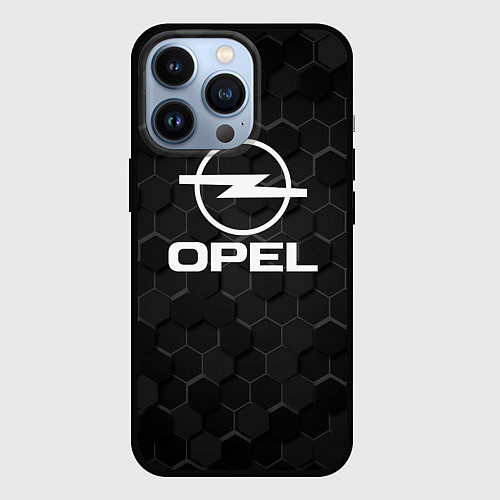 Чехол iPhone 13 Pro OPEL 3D / 3D-Черный – фото 1