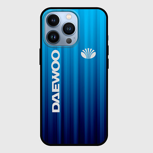 Чехол iPhone 13 Pro DAEWOO спорт / 3D-Черный – фото 1