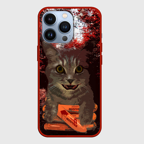 Чехол iPhone 13 Pro Miska In The Horror / 3D-Красный – фото 1