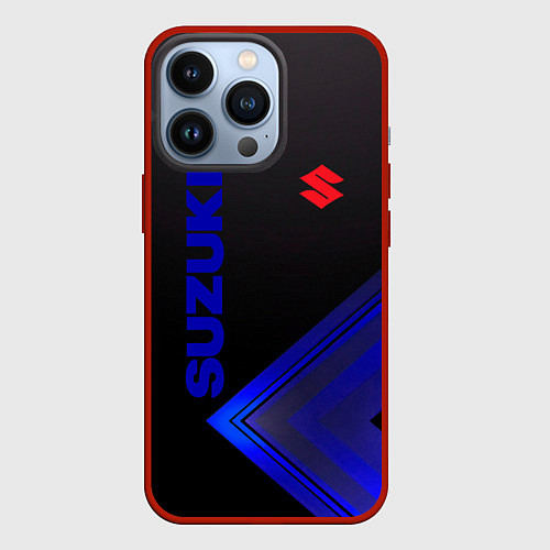 Чехол iPhone 13 Pro SUZUKI СУЗУКИ / 3D-Красный – фото 1