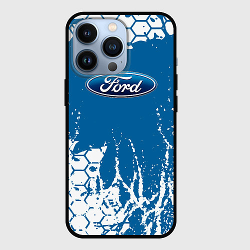 Чехол iPhone 13 Pro Ford форд / 3D-Черный – фото 1