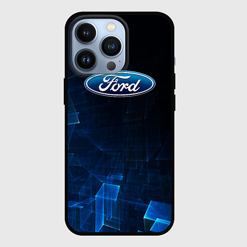 Чехол iPhone 13 Pro Ford форд abstraction / 3D-Черный – фото 1