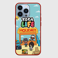Чехол для iPhone 13 Pro Toca Life Holiday!, цвет: 3D-красный
