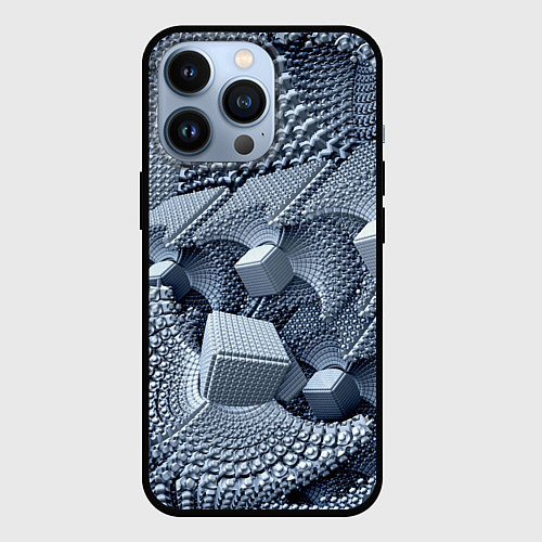 Чехол iPhone 13 Pro Vanguard pattern 2078 Abstraction / 3D-Черный – фото 1