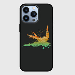 Чехол iPhone 13 Pro Душа природы - птица