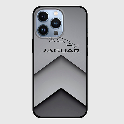 Чехол iPhone 13 Pro JAGUR ЯГУАР / 3D-Черный – фото 1