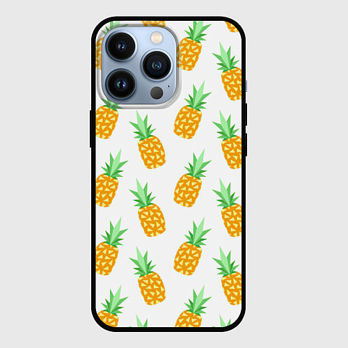 Чехол iPhone 13 Pro Поле ананасов / 3D-Черный – фото 1