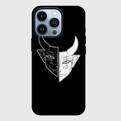 Чехол iPhone 13 Pro Маска Инь Янь