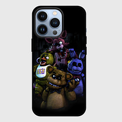 Чехол iPhone 13 Pro Five Nights at Freddys - FNAF персонажи игры