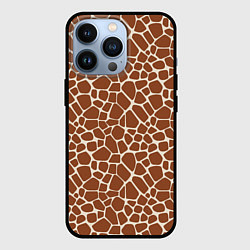 Чехол для iPhone 13 Pro Шкура Жирафа - Giraffe, цвет: 3D-черный