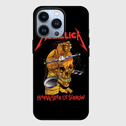 Чехол для iPhone 13 Pro METALLICA - HARVESTER OF SORROW, цвет: 3D-черный