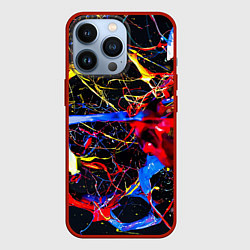 Чехол iPhone 13 Pro Импрессионизм Vanguard neon pattern