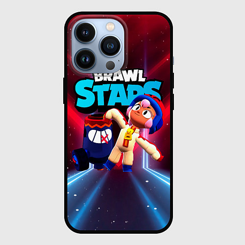 Чехол iPhone 13 Pro Бонни Bonny BrawlStars / 3D-Черный – фото 1