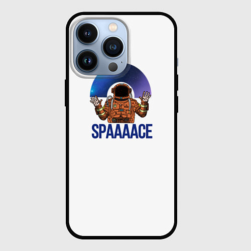 Чехол iPhone 13 Pro SpaaacE мем про радугу / 3D-Черный – фото 1