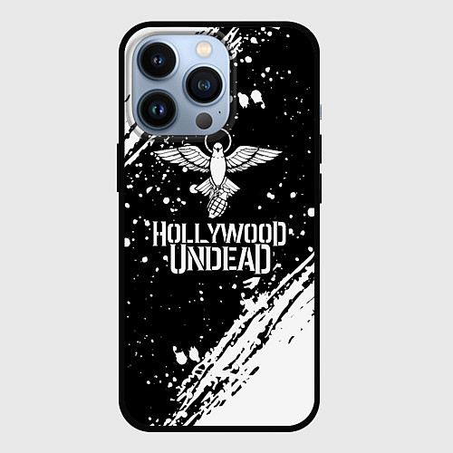 Чехол iPhone 13 Pro Hollywood undead / 3D-Черный – фото 1