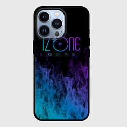 Чехол для iPhone 13 Pro Izone neon огонь, цвет: 3D-черный