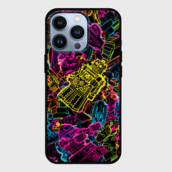 Чехол iPhone 13 Pro Cyber space pattern Fashion 3022