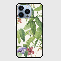 Чехол iPhone 13 Pro Цветы Нежная Листва