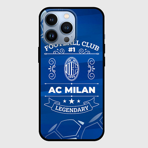Чехол iPhone 13 Pro AC Milan Legends / 3D-Черный – фото 1