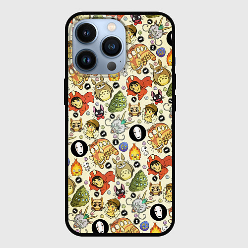 Чехол iPhone 13 Pro Studio Ghibli Hero / 3D-Черный – фото 1