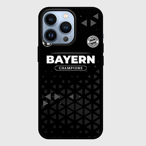 Чехол iPhone 13 Pro Bayern Форма Чемпионов / 3D-Черный – фото 1
