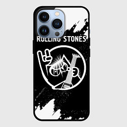 Чехол iPhone 13 Pro Rolling Stones - КОТ - Краска