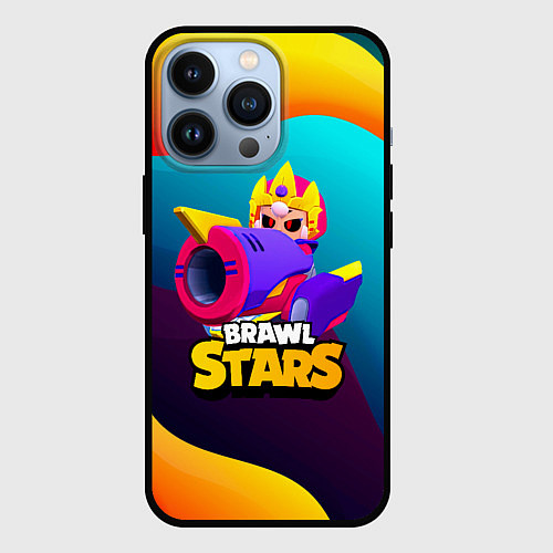 Чехол iPhone 13 Pro BrawlStars Bonny / 3D-Черный – фото 1