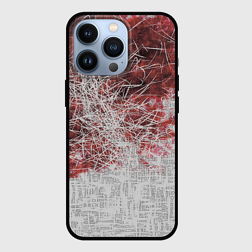 Чехол iPhone 13 Pro Огонь над городом Коллекция Get inspired! N-18-n-1 / 3D-Черный – фото 1
