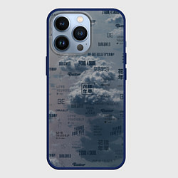 Чехол для iPhone 13 Pro BTS Дискография, цвет: 3D-тёмно-синий