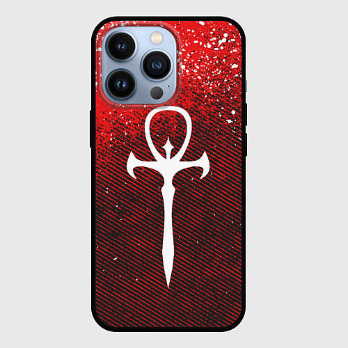 Чехол iPhone 13 Pro The Masquerade Bloodhunt Emblem / 3D-Черный – фото 1