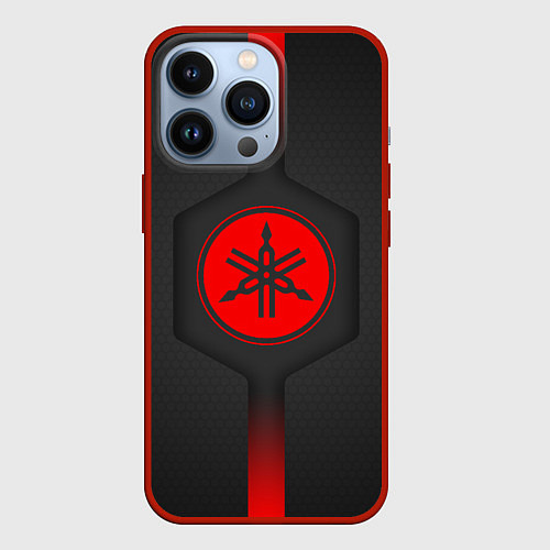 Чехол iPhone 13 Pro ЯМАХА - YAMAHA ТЕХНОЛОГИИ / 3D-Красный – фото 1