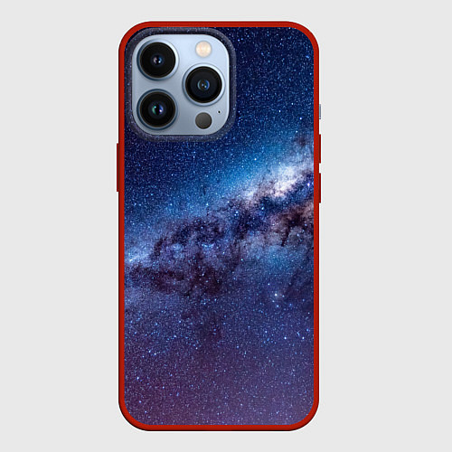 Чехол iPhone 13 Pro Космос просто космос! / 3D-Красный – фото 1