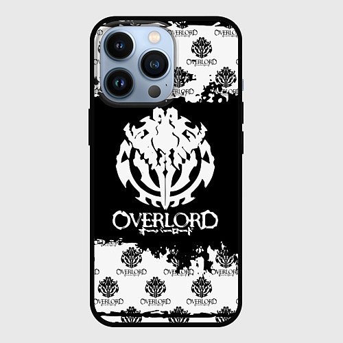 Чехол iPhone 13 Pro Overlord паттерн / 3D-Черный – фото 1