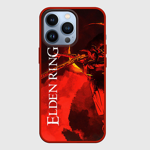 Чехол iPhone 13 Pro MALENIA - ELDEN RING ЕЛДЕН РИНГ / 3D-Красный – фото 1