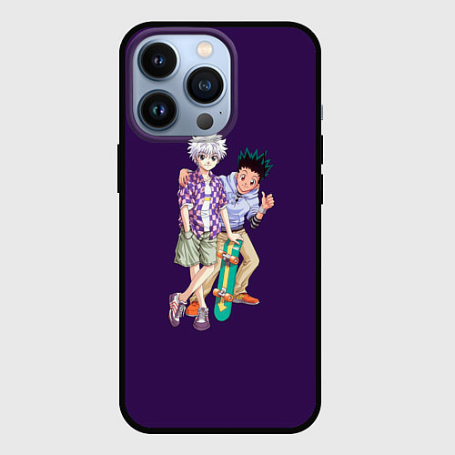 Чехол iPhone 13 Pro Killua Zoldyck / 3D-Черный – фото 1