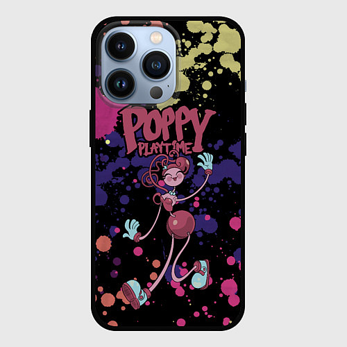 Чехол iPhone 13 Pro Poppy Playtime Mommy Long Legs / 3D-Черный – фото 1