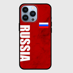 Чехол для iPhone 13 Pro RUSSIA - RED EDITION - SPORTWEAR, цвет: 3D-черный