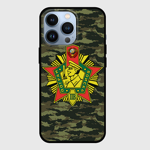 Чехол iPhone 13 Pro КГБ СССР USSR / 3D-Черный – фото 1