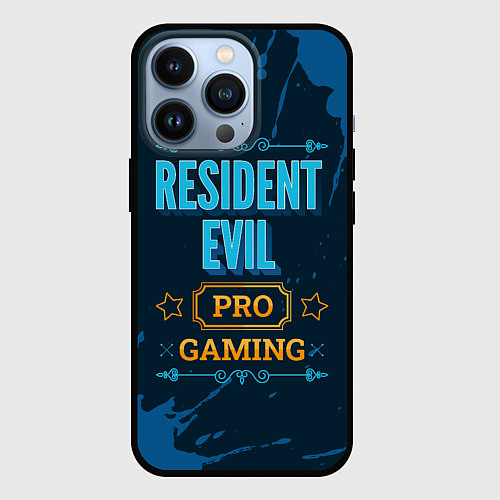 Чехол iPhone 13 Pro Resident Evil Gaming PRO / 3D-Черный – фото 1