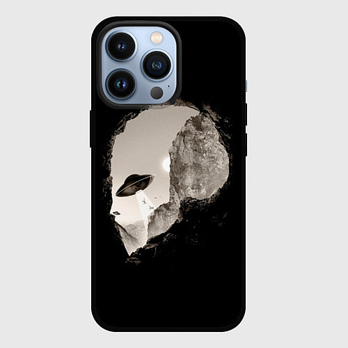 Чехол iPhone 13 Pro Истина где-то рядом / 3D-Черный – фото 1