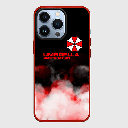 Чехол iPhone 13 Pro Umbrella Corporation туман / 3D-Красный – фото 1