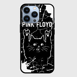 Чехол iPhone 13 Pro Pink Floyd Rock Cat
