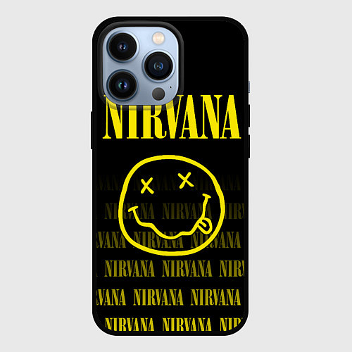 Чехол iPhone 13 Pro Smile Nirvana / 3D-Черный – фото 1