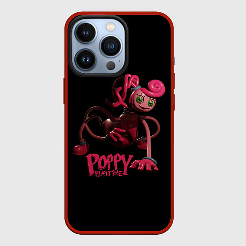 Чехол iPhone 13 Pro Poppy Playtime - Chapter 2 Мама длинные ноги Mommy / 3D-Красный – фото 1