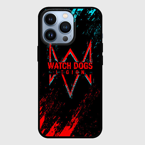 Чехол iPhone 13 Pro Watch Dogs 2 watch dogs: legion / 3D-Черный – фото 1