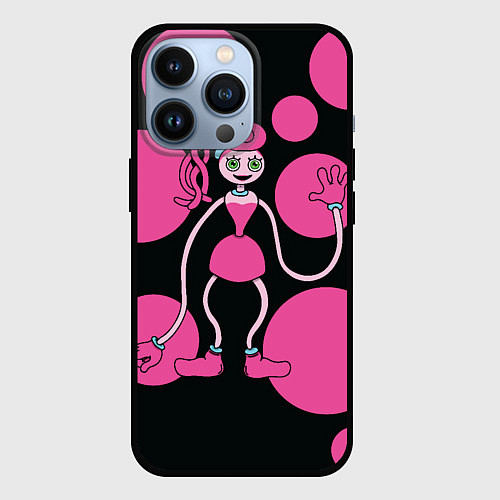 Чехол iPhone 13 Pro Mommy Long Legs Мама длинные ноги / 3D-Черный – фото 1